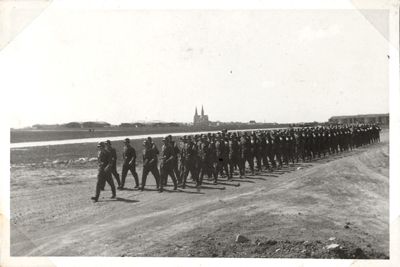 Compagnie allemande sur la base aérienne de Chartres
