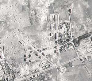 Photographies aériennes d'agglomérations d'Eure-et-Loir bombardées en 1943 et 1944