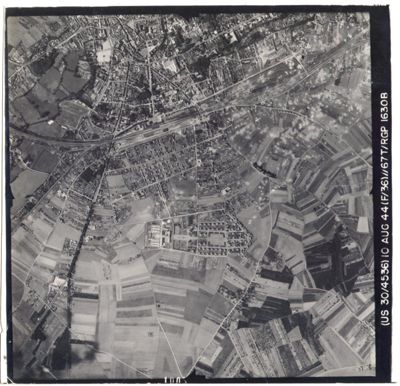 Dreux, quartier de la gare, 10 août 1944.