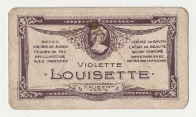 « Souvenir de Renée du 2 novembre 1914 », calendrier publicitaire appartenant à Georges LORRAIN. Archives départementales d'Eure-et-Loir, 5 Num 36 - 16, Fonds Lorrain.
