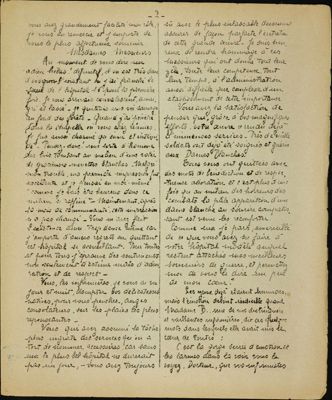 « Le Pêle-mêle des Dames blanches », journal bimensuel écrit par les blessés de l'hôpital temporaire, du 1er juillet 1916. Arch. Dép. d'Eure-et-Loir, 5num36_17_57, Fonds des Archives municipales de Châteaudun.